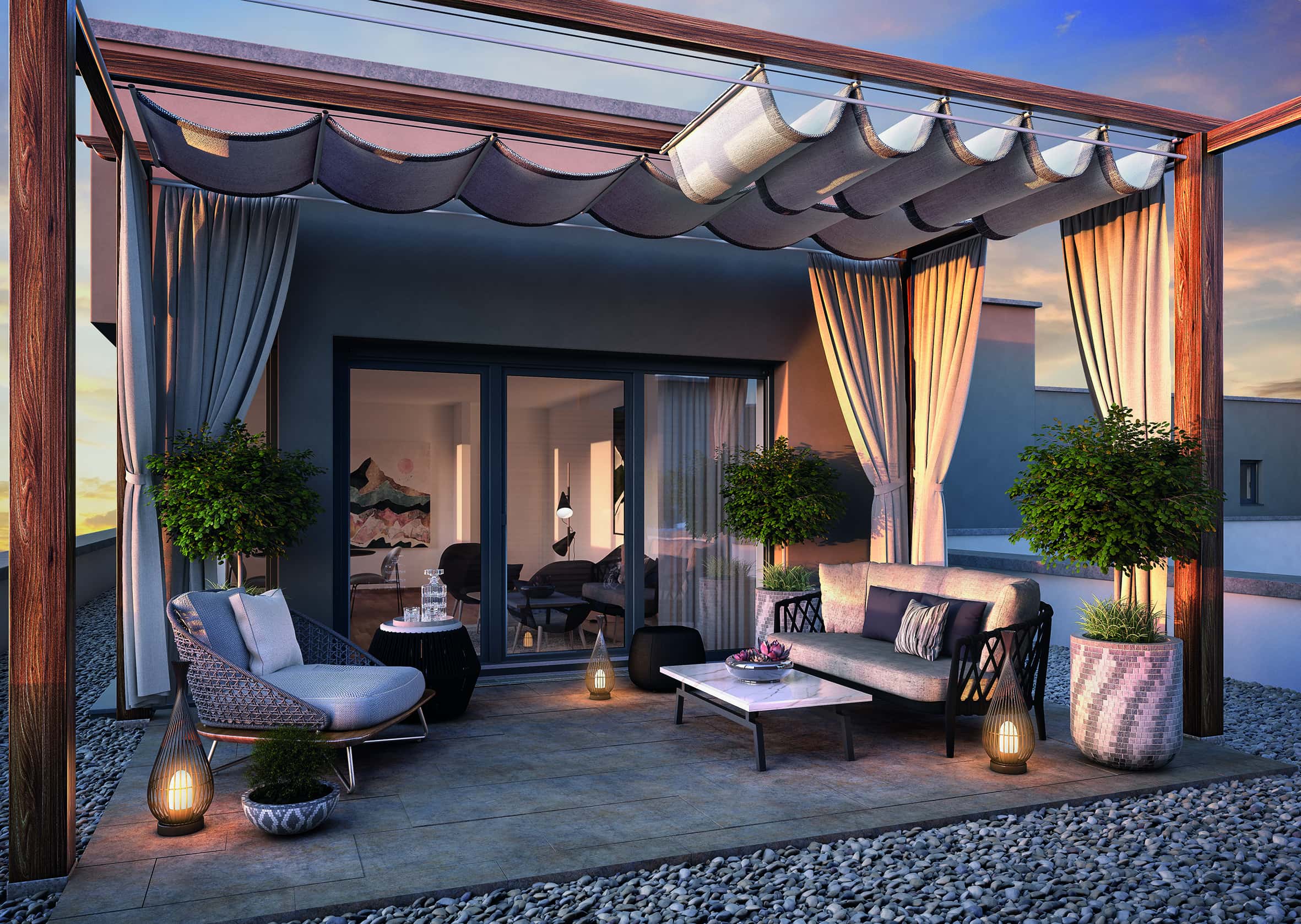 Billy Wilder Living — Dachterrasse